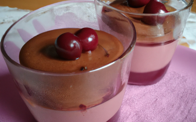 Verrine moelleux chocolat et cerise