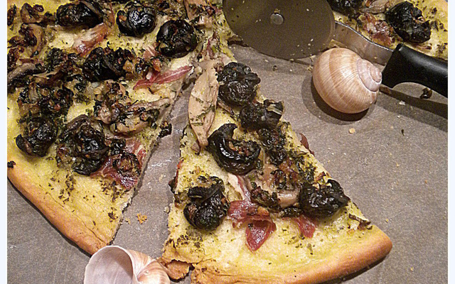 Pizza chic'oh ! Escargots...