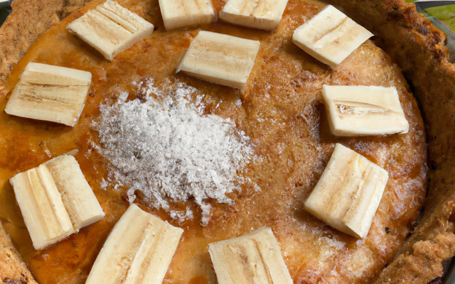 Tarte noix de coco et bananes