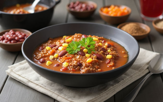 Chili con carne traditionnel