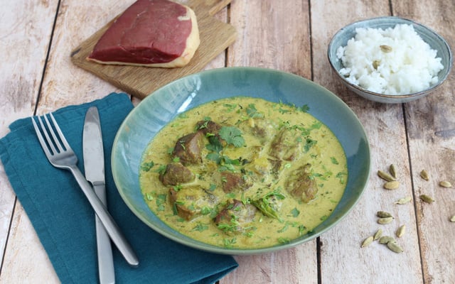 Curry de Magret de Canard au lait de coco
