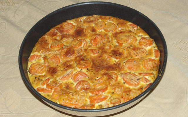 Flan aux carottes maison