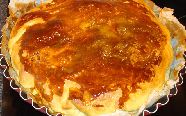 Tourte de saumon aux fruits de mer