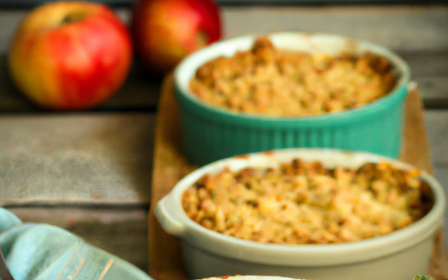 Crumble aux pommes délicieux !