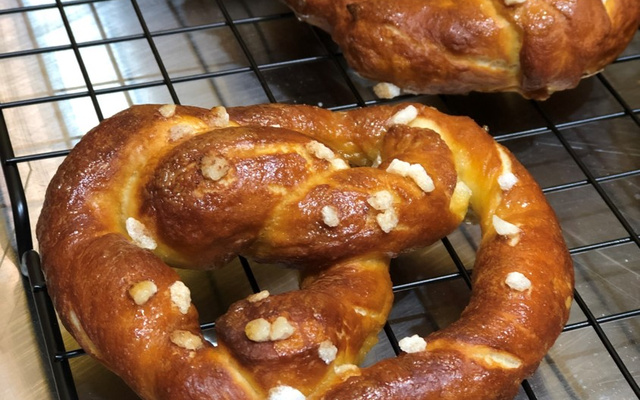 Les bretzels sucrés