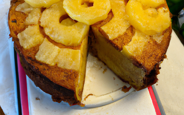 Gâteau de semoule à l'ananas