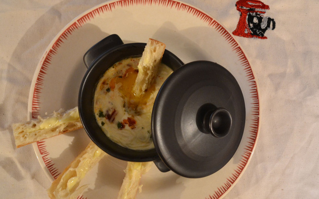 Œuf cocotte à l'espagnol