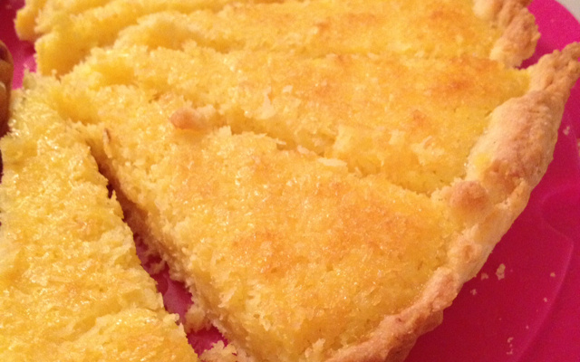 Tarte au citron-coco