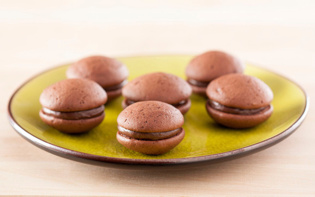 Whoopies chocolat caramel