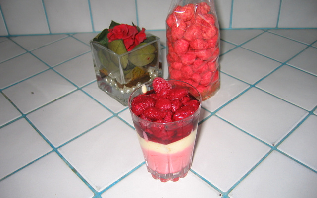 Tiramisu pralines-framboises