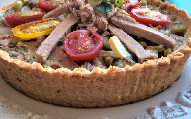 Tarte au thon et légumes