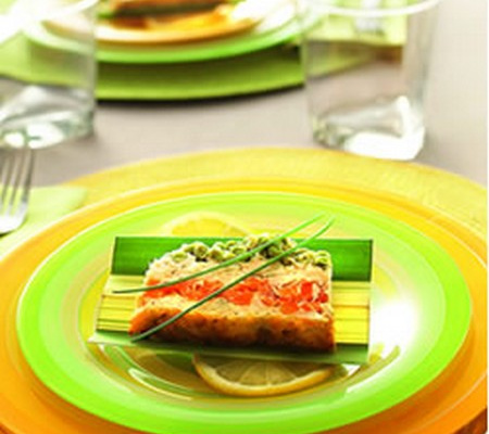 Terrine de saumon aux petits légumes
