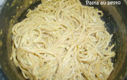 Pasta au pesto d'épinards