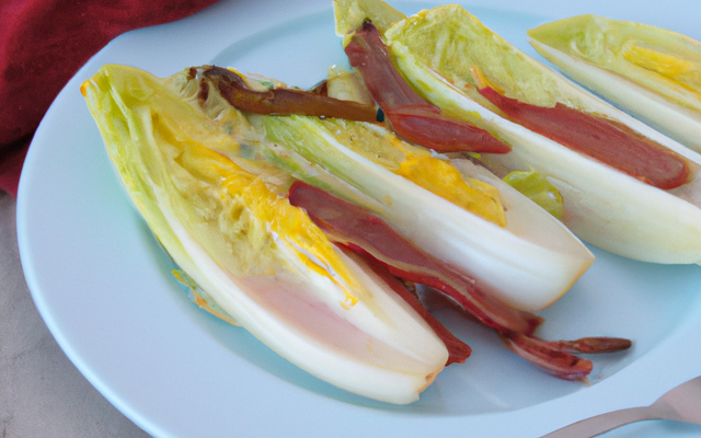Endives aux lardons sans façon