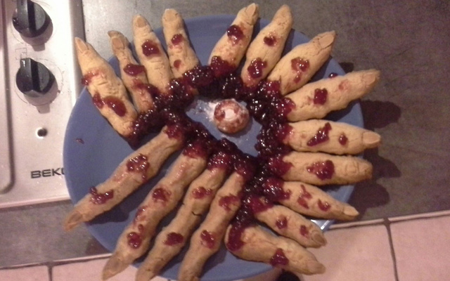 Doigts de sorcière pour Halloween