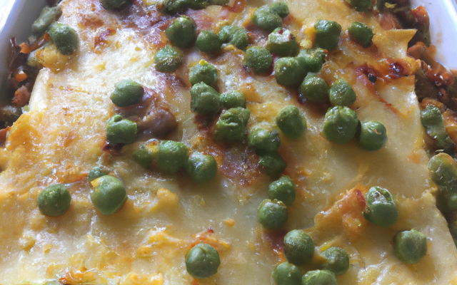 Lasagnes aux petits pois