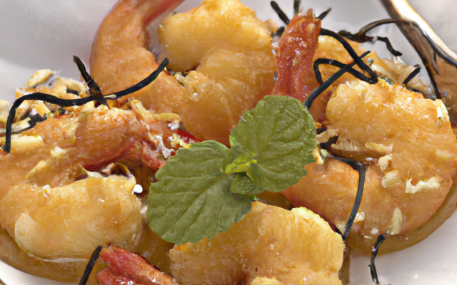 Gambas exotiques à la noix de coco