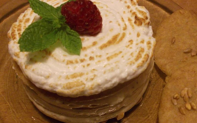 Mille-feuille de crêpes au mascarpone de kéfir