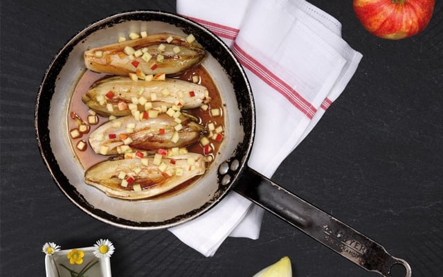 Endives glacées à la Normande