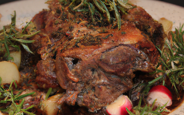 Gigot d'agneau à la provençale