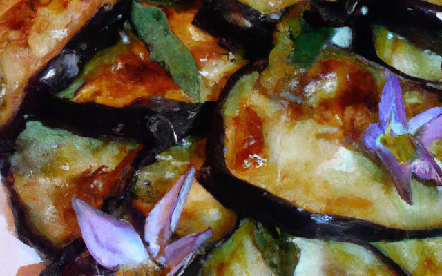 Aubergines en fleur