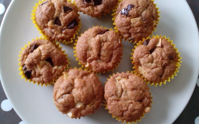 Muffins pomme / chocolat