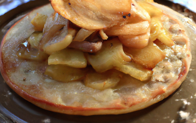 Galette de pomme de terre au fois gras
