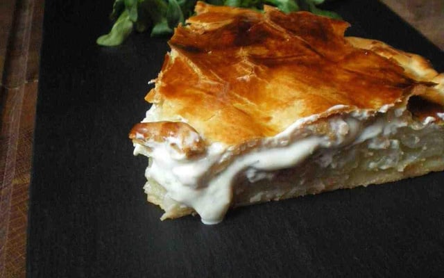 Pâté de pommes de terre auvergnat revisité au Boursin Cuisine échalotes et ciboulette