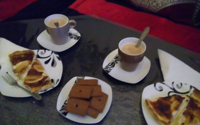 Tarte aux pommes et mascarpone