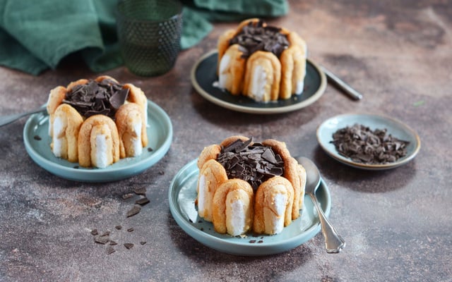 Mini charlotte tiramisu