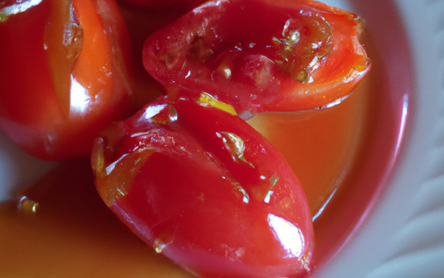Tomates caramélisées
