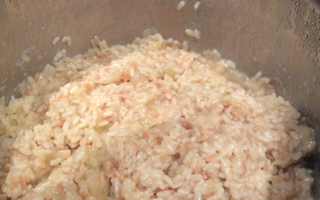 Risotto aux champignons maison