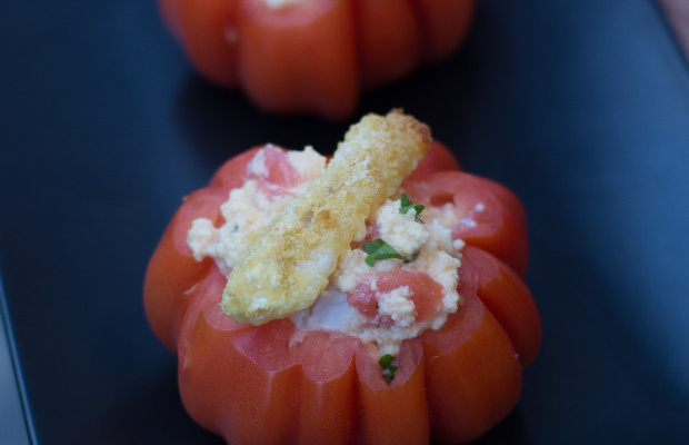 Tomates farcies au brie