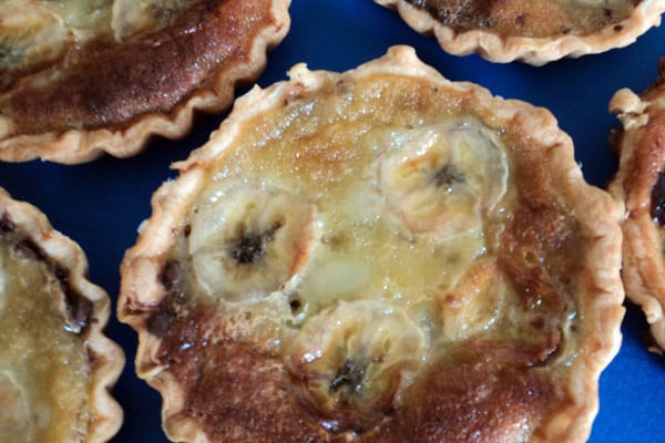 Tartelettes Nutella bananes