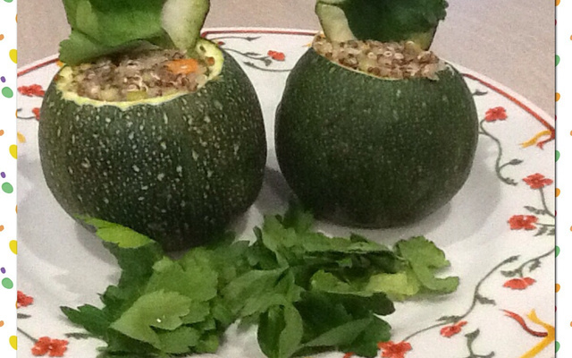 Courgettes farcies au quinoa