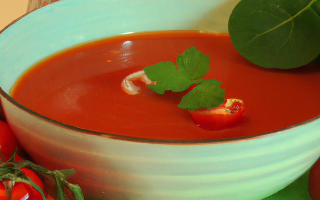 Soupe à la tomate bon marché
