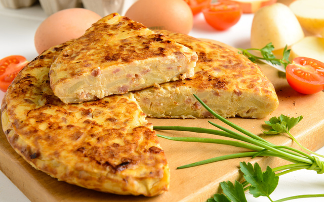 Tortillas jambon fromage