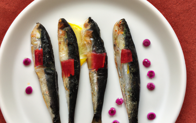 Sardines marinées au chèvre frais