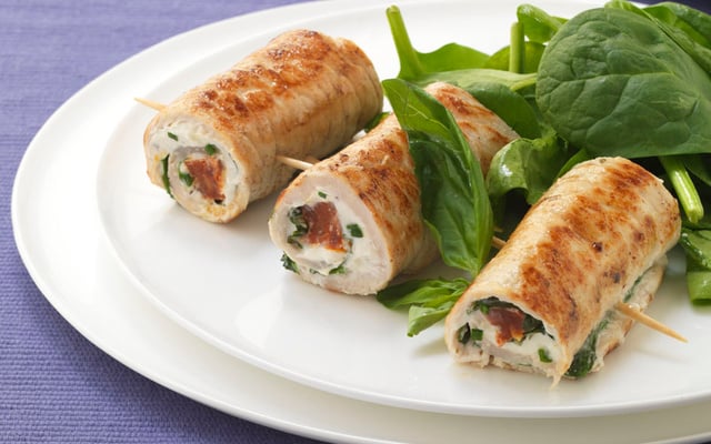 Saltimbocca de veau et de chorizo au Boursin cuisine ail & fines herbes