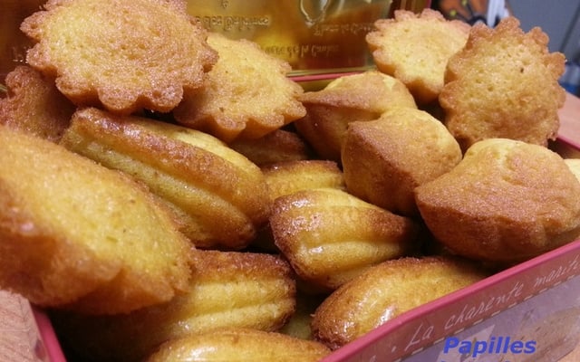 Madeleines à la vanille sans levure