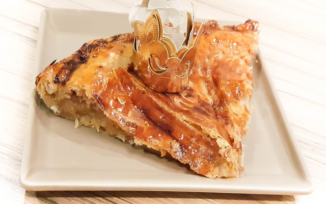 GALETTE DES ROIS EXPRESS AUX POMMES sans gluten, sans lait ou sans lactose, sans sucre ajouté, sans oeuf