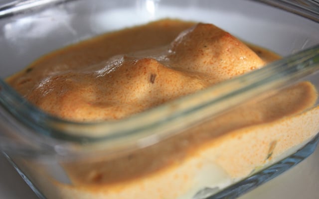 Gratin de la langoustine