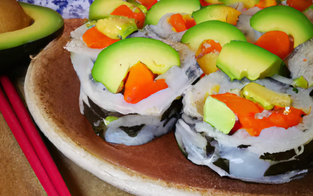 Makis végétariens á l'avocat