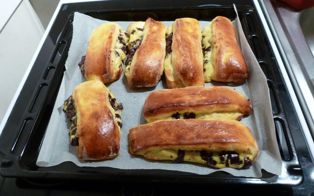 Brioches suisses au chocolat