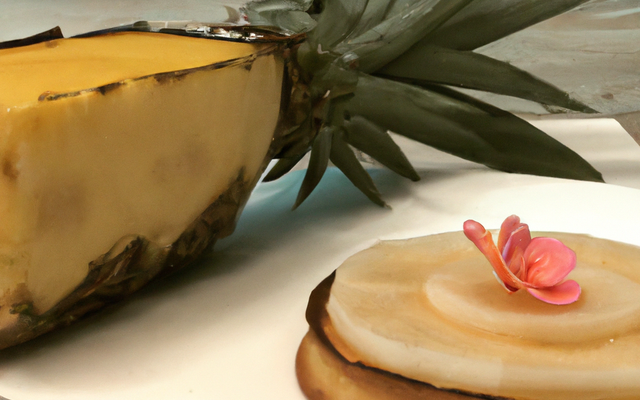 Tarte vergeoise et ananas