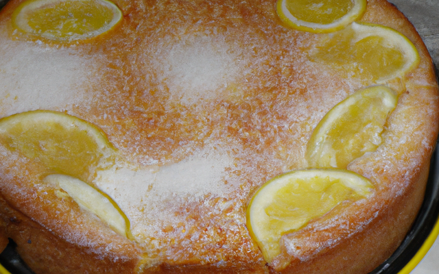 Cake au citron au fromage blanc
