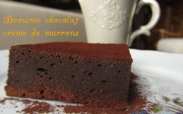 Brownie chocolat marron