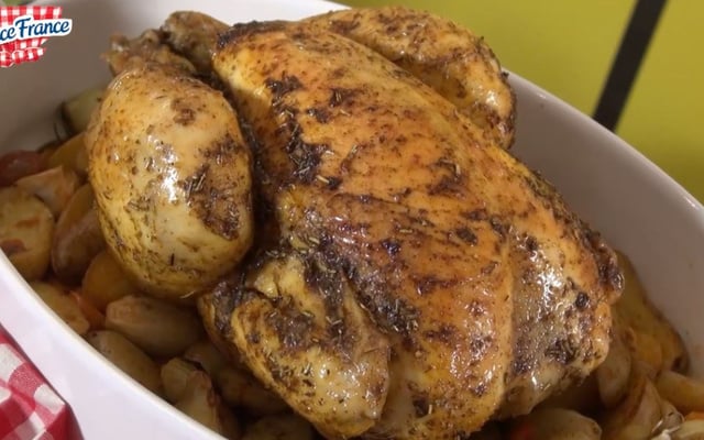 Poulet Secrets du Rôtisseur et ses pommes grenailles