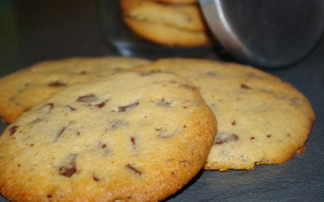 Cookies aux pépites de chocolat et beurre de cacahuète