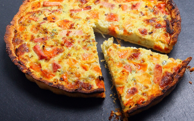 Tarte jambon mozzarella